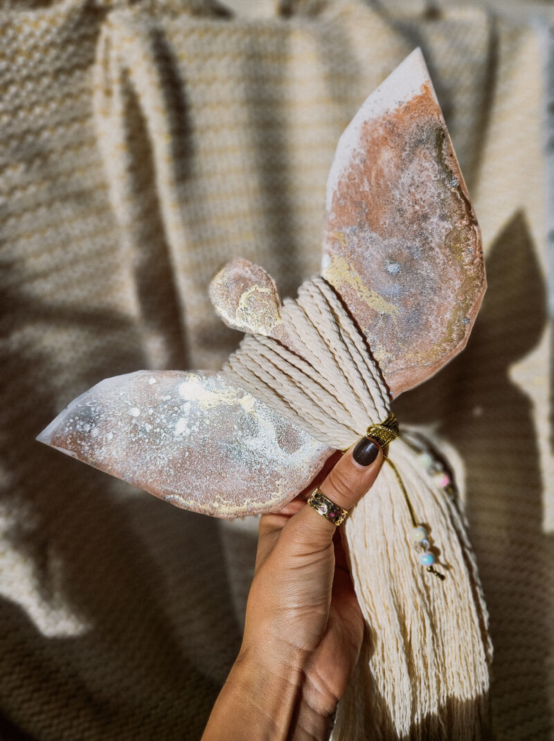 Duży Anioł Róż-Beż