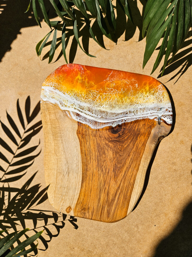 Deska tekowa Sunset Waves III