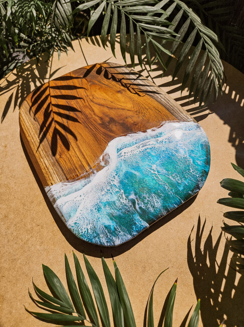 Deska tekowa Ocean Waves