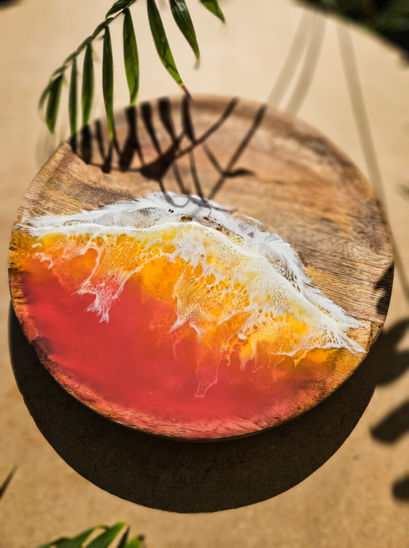 Deska okrągła Sunset Waves I